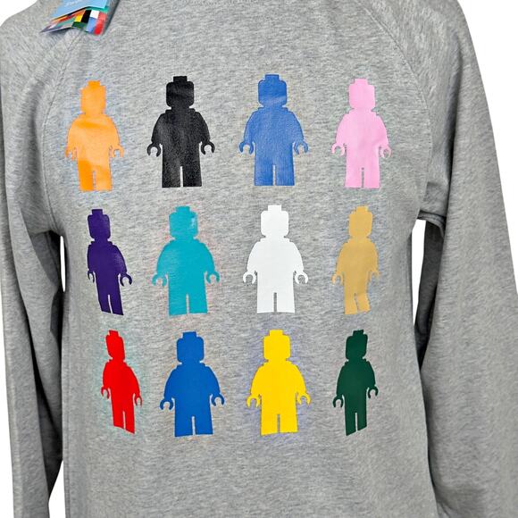 Lego x Target Collection Men's SM Graphic Sweatshirt Minifigures NWT - Picture 3 of 7